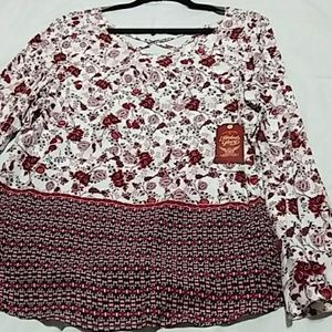 Long sleeve blouse